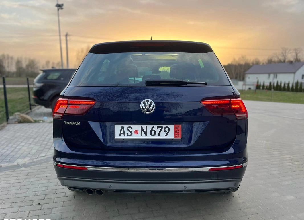 Volkswagen Tiguan cena 89900 przebieg: 150000, rok produkcji 2018 z Tuliszków małe 254